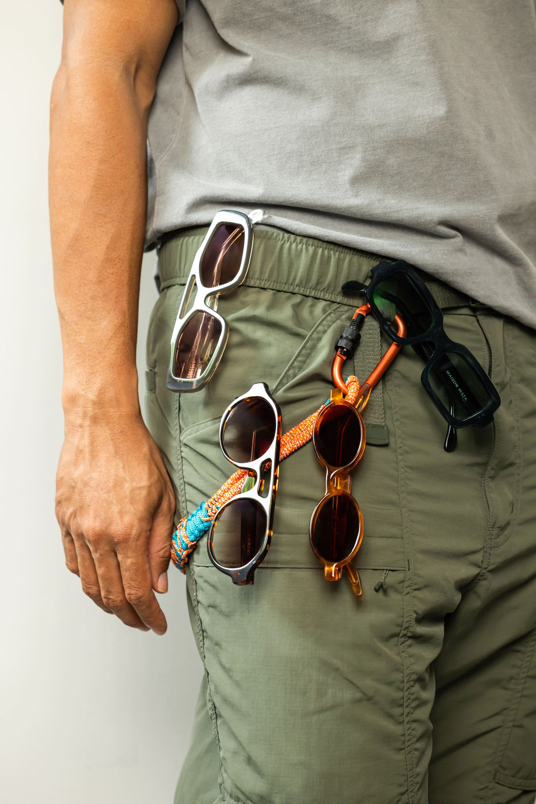 Maison Mata handmade eyewear, lifestyle detail in Bali