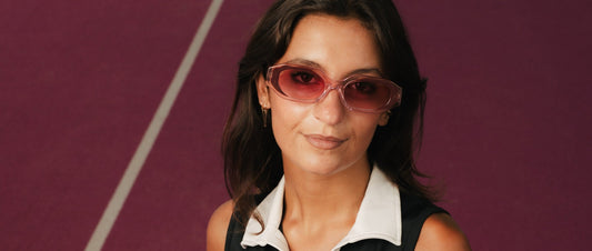 Woman with clear, bright eyes wearing contact lenses in Bali