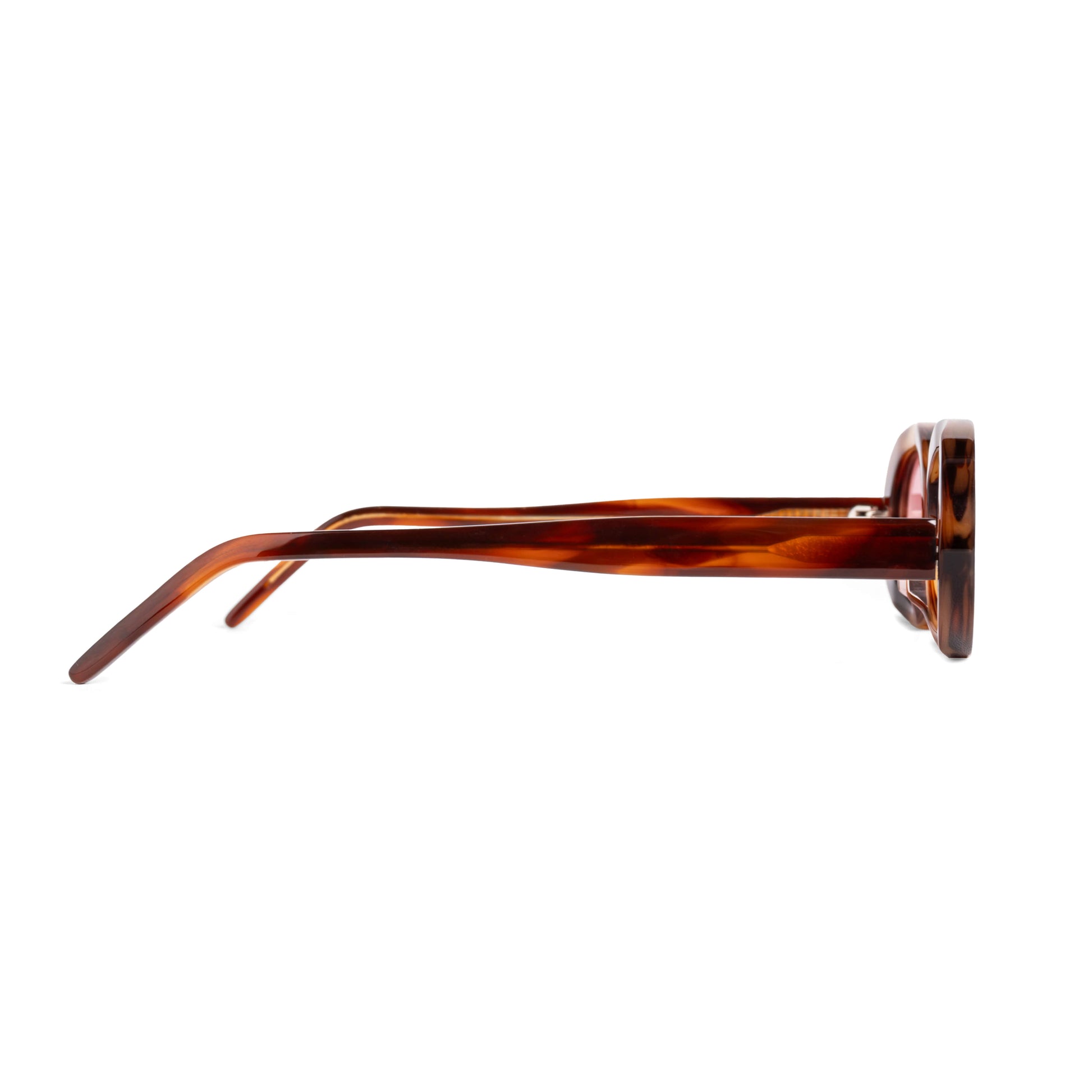 unisex handmade oval rectangular sunglasses featuring brown tortoiseshell frame and premium tinted lenses – Maison Mata