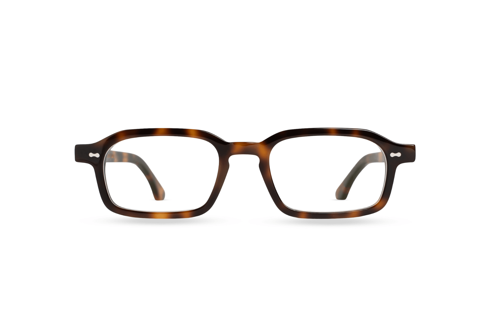 Komodo Rise optical glasses tortoiseshell acetate with transparent blue light lenses – Maison Mata