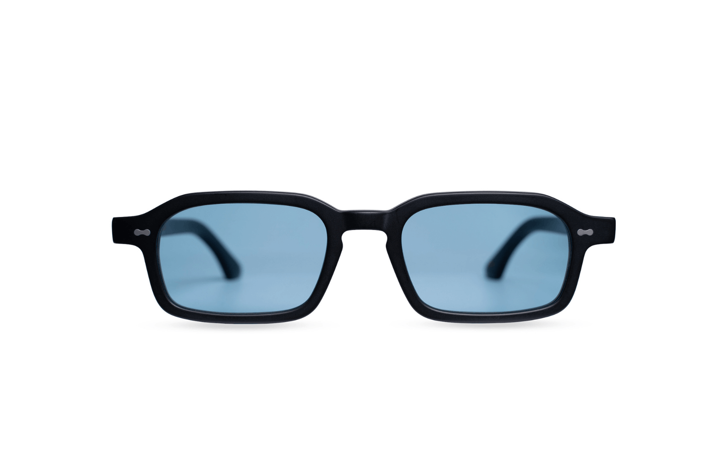 Komodo Rise sunglasses black acetate with polarized lenses – Maison Mata