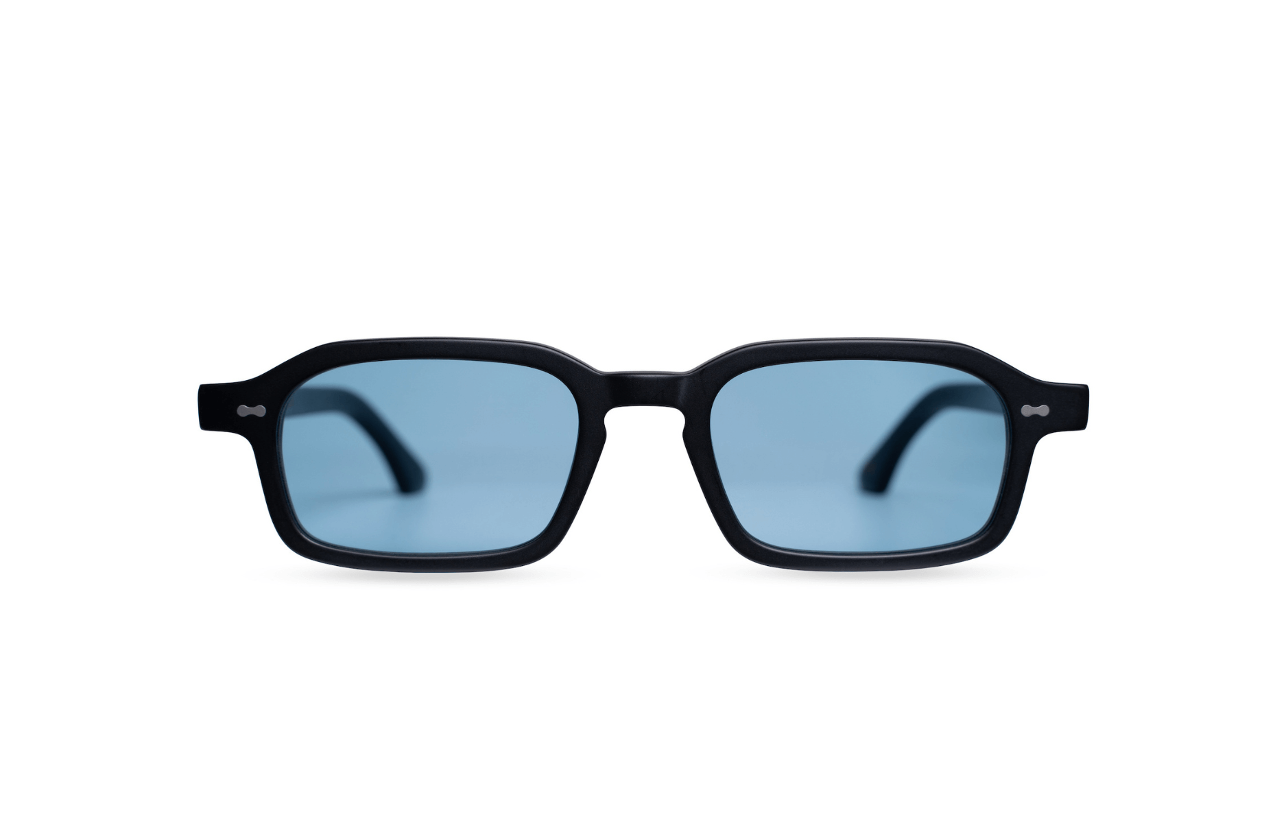 Komodo Rise sunglasses black acetate with polarized lenses – Maison Mata