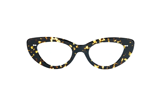 Optical Eyewear cat-eye with blue-light protection fitted by Maison Mata optometrists in Ubud in Bali.