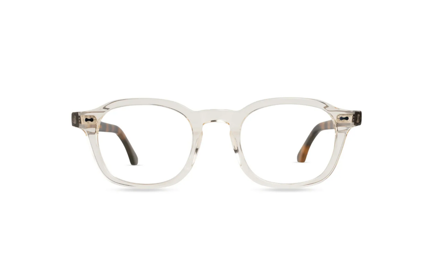 Sumba Hills optical glasses crystal acetate with transparent blue light lenses – Maison Mata