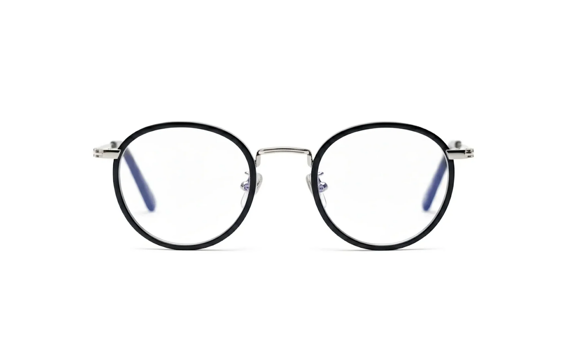 Eyewear black acetate with blue-light protection fitted by Maison Mata opticians in Kuta in Bali.
