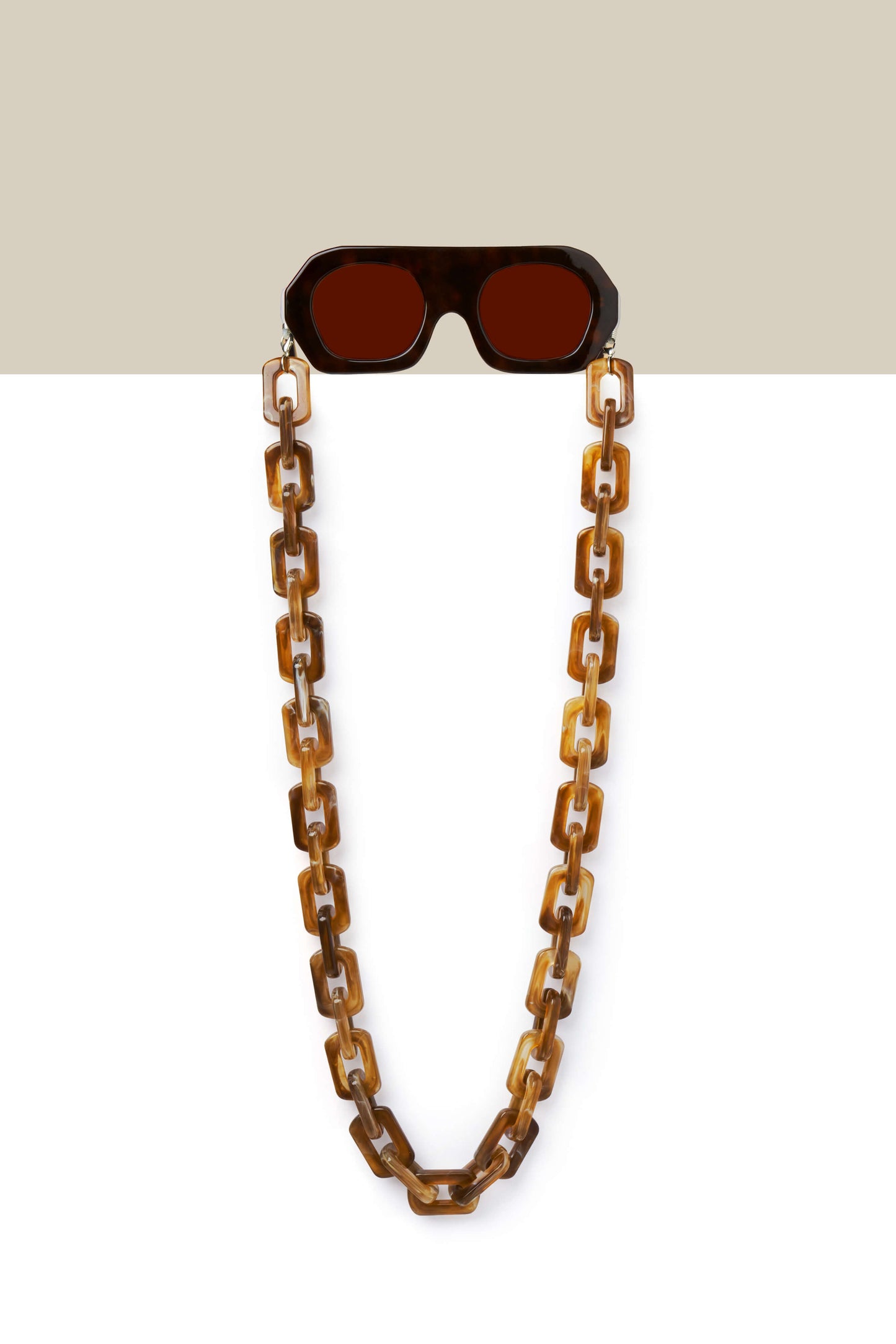Bali handmade acrylic eyewear chain for women, ideal for sunglasses with a fashion touch.