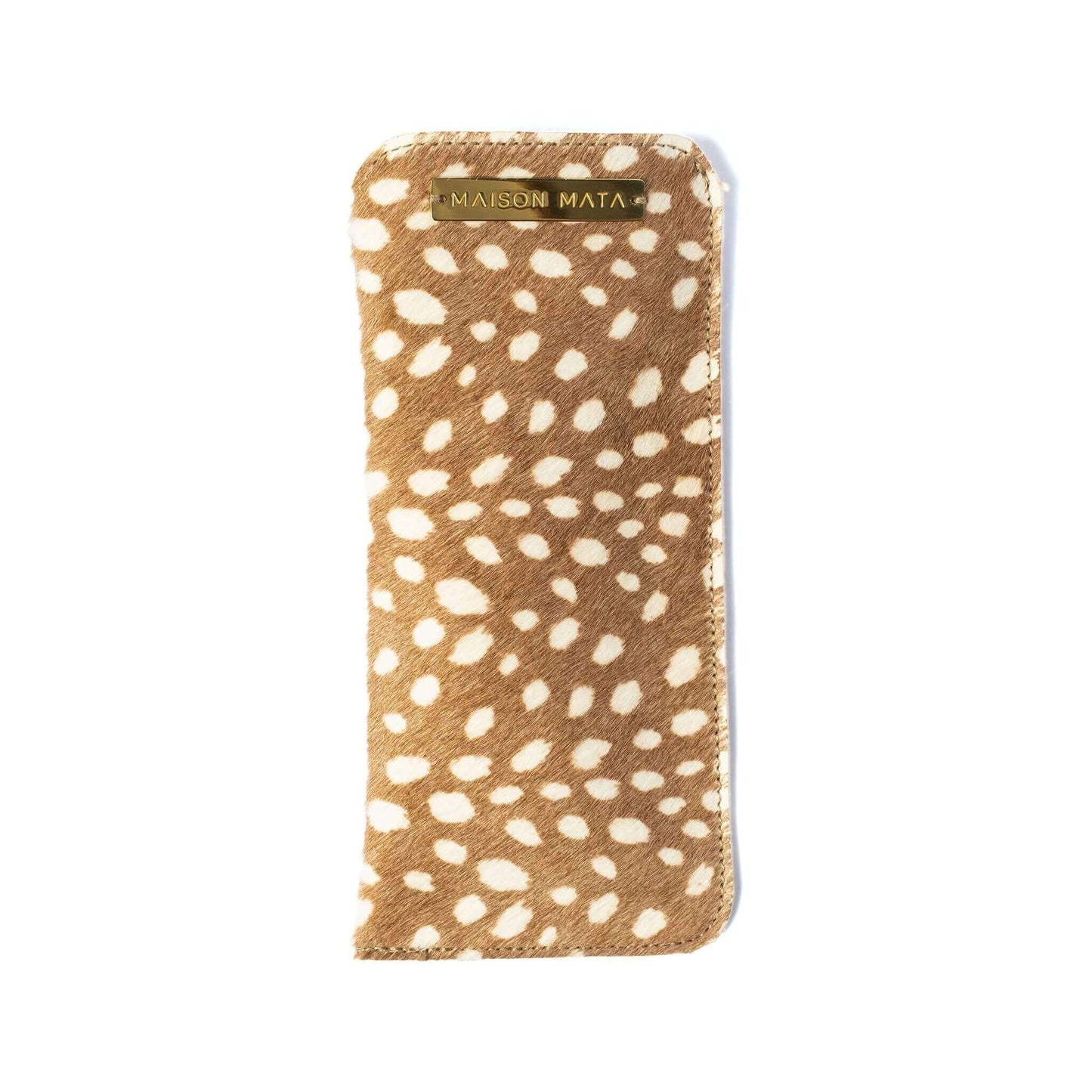 Maison Mata deer softcase, a handmade glasses case from Bali