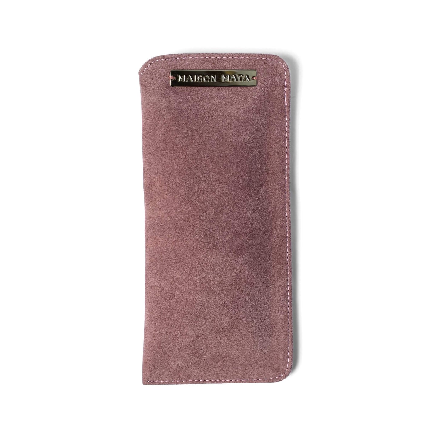 Maison Mata dusty suede softcase, a handmade glasses case from Bali