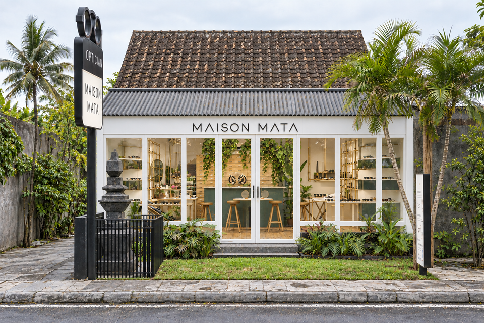 Fachada de Maison Mata Canggu