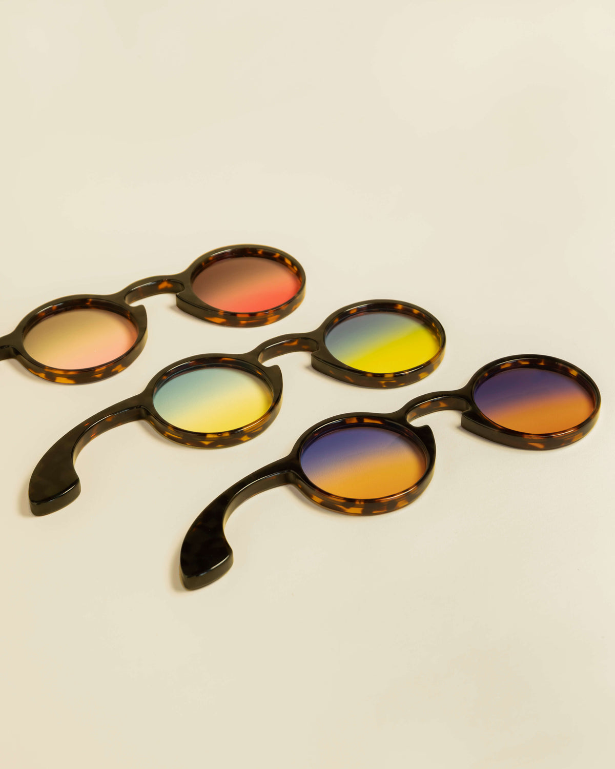 Maison Mata Signature coloured lens, a tint developed in house for our sunglasses