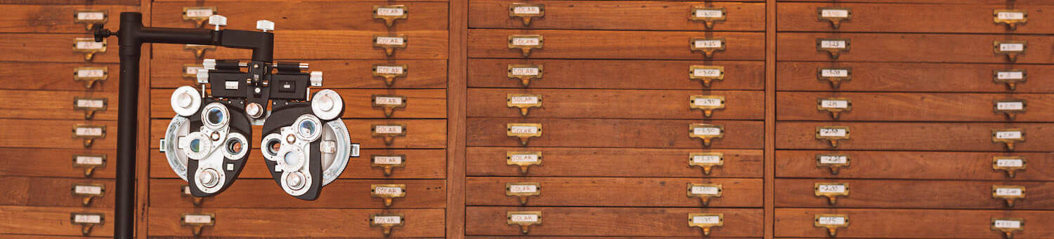 professional vision test at Maison Mata eyewear boutique in Canggu Bali