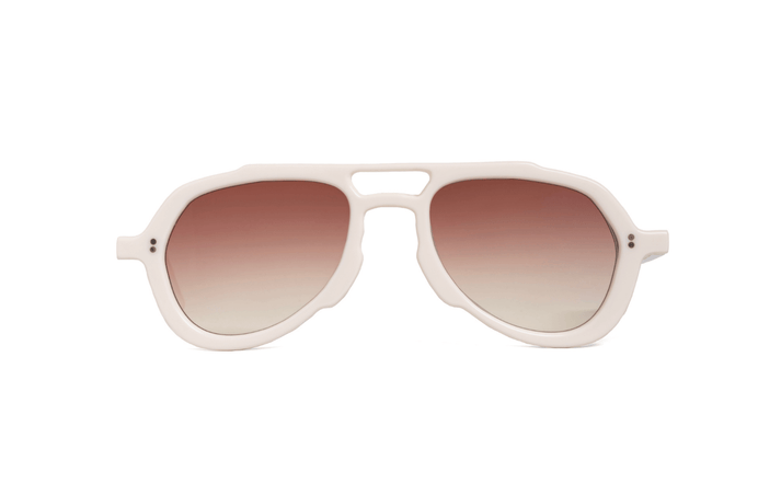 Manhattan Magic White, Aviator Sunglasses Handmade in Bali – Maison Mata
