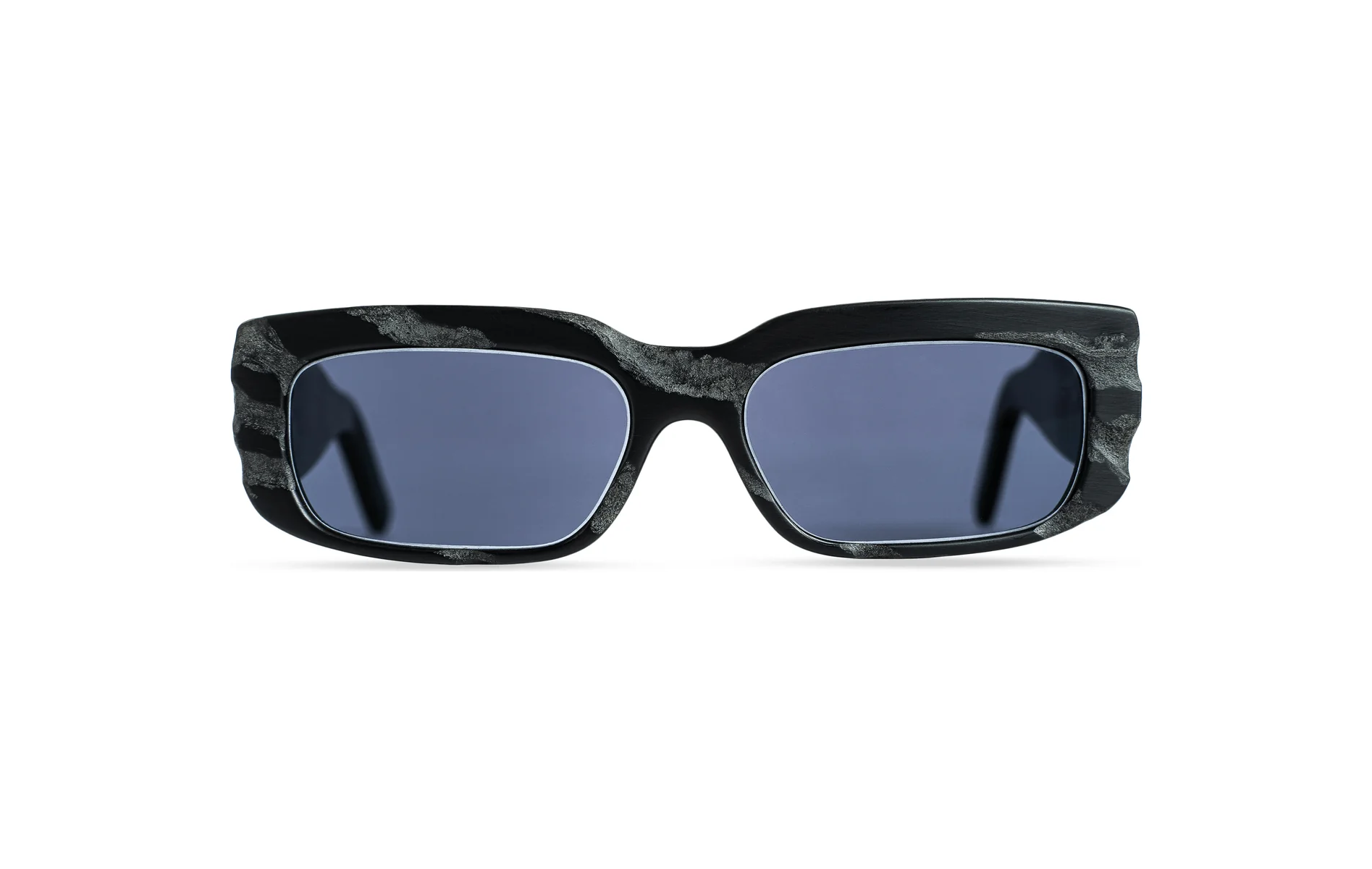 Maison Mata Stone granit rectangular sunglasses Bali front