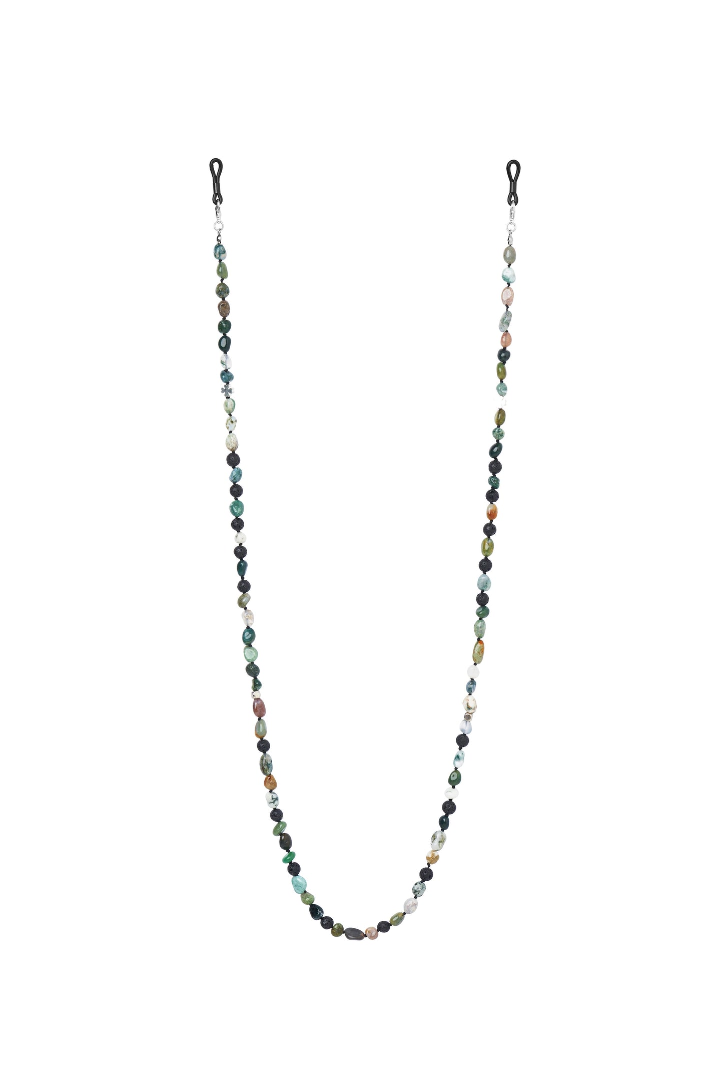 Women’s gemstone chain for sunglasses, gold handmade design crafted in Bali.