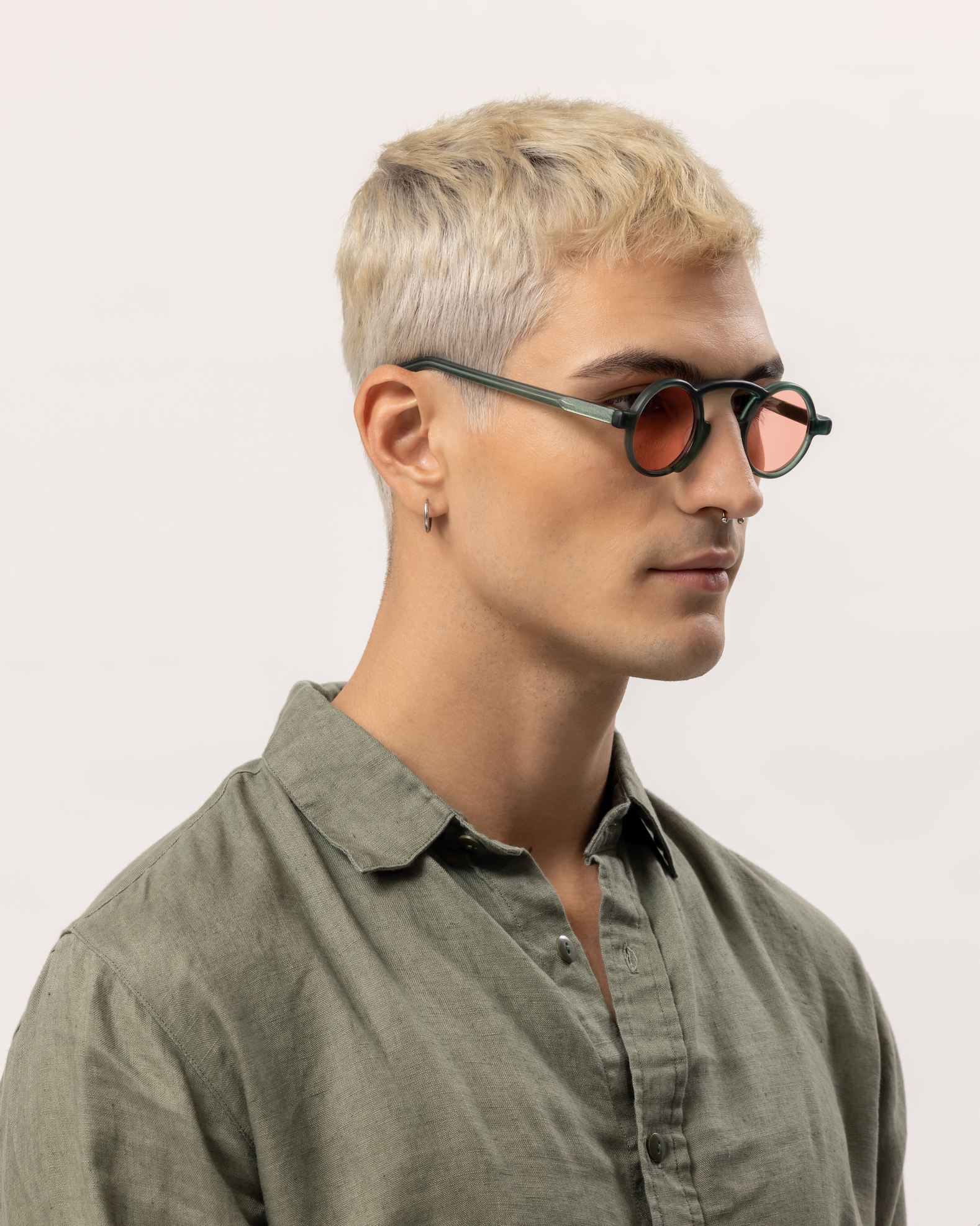 男款定制手工制作polarized醋酸纤维太阳镜，阿美德浪涛拍摄，资深视光师亮点突出。